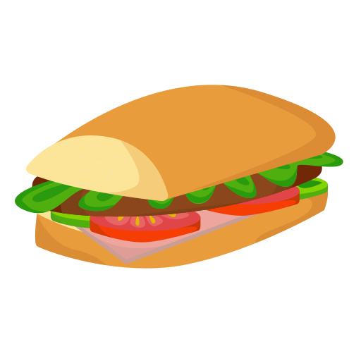 emparedado icono gratis