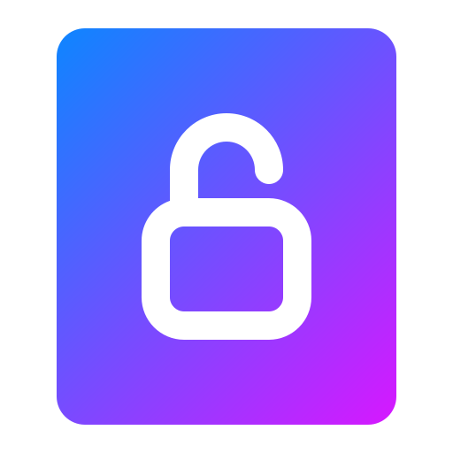 Secure Generic Flat Gradient icon