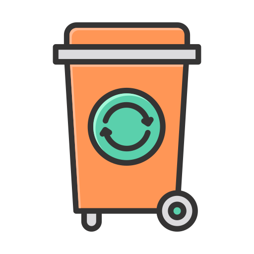 papelera de reciclaje icono gratis