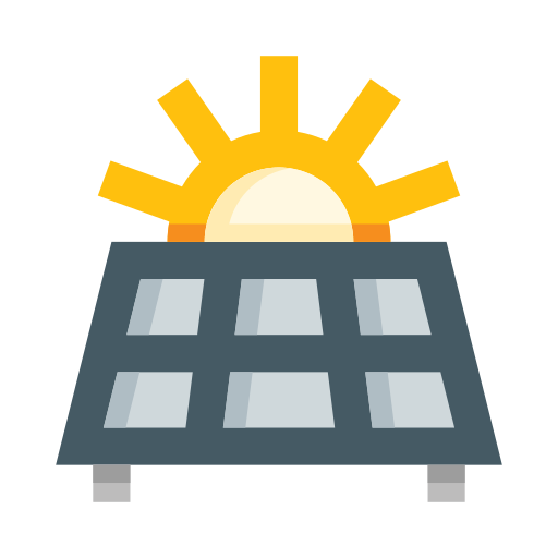 Solar panel edt.im Lineal color icon