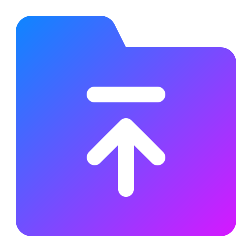 Upload Generic Flat Gradient icon