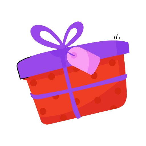 Gift box Stickers - Free christmas Stickers