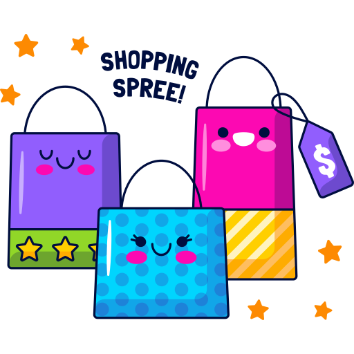 bolsa de la compra gratis sticker