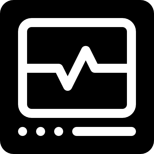Electrocardiogram free icon