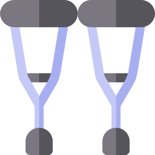 muletas icono gratis