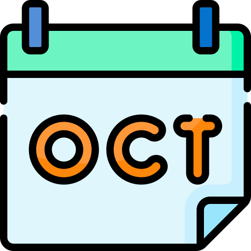 October Special Lineal Color Icon