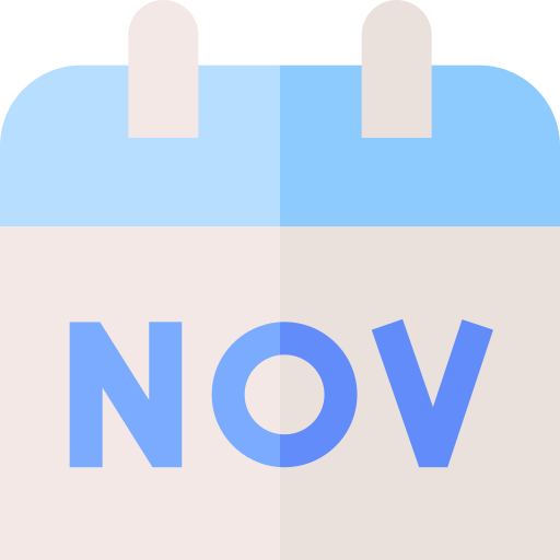 noviembre icono gratis