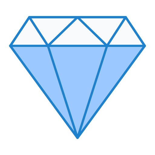 Diamond Generic Blue icon