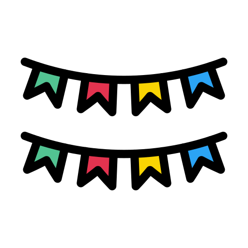 Bunting free icon