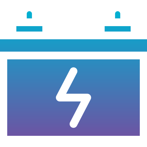 Car battery Generic Flat Gradient icon