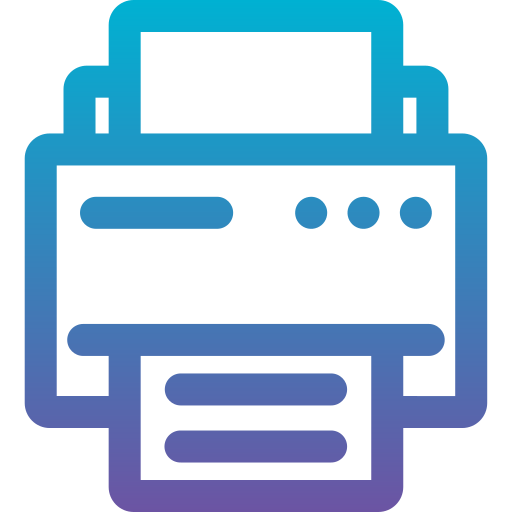 Printer Generic Gradient icon