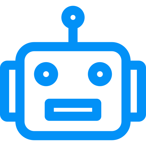 Robot Generic Simple Colors Icon