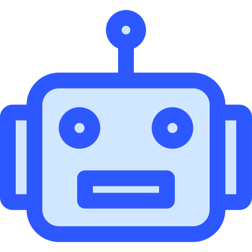 Robot Generic Blue icon