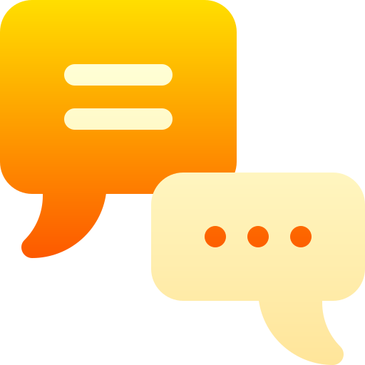 Chatting Basic Gradient Gradient Icon