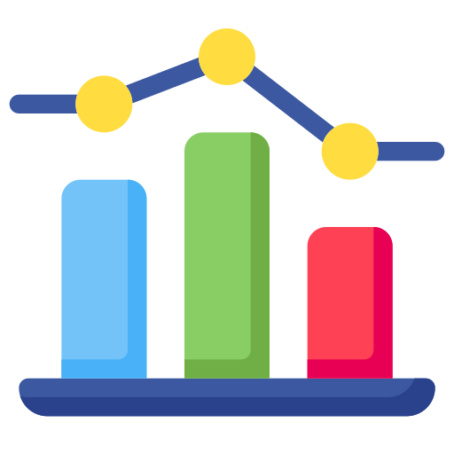 gráfico de barras icono gratis