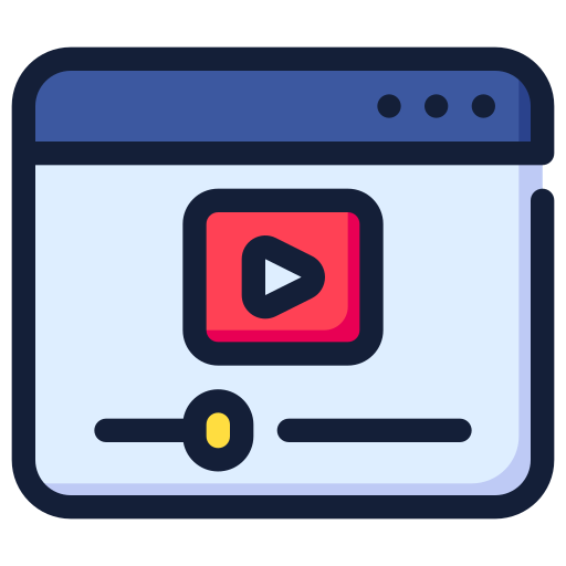 Video player - Free interface icons