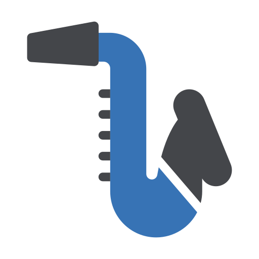 saxofón icono gratis