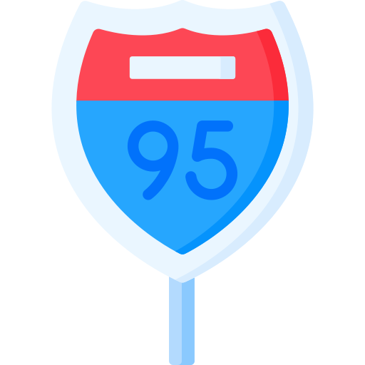 ruta 95 icono gratis