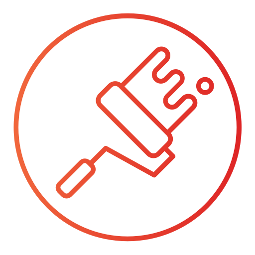 Roller paint free icon Roller paint free icon