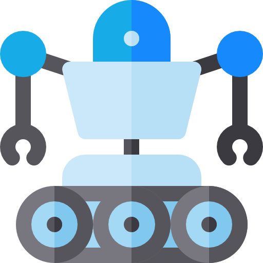 Robot Basic Rounded Flat icon