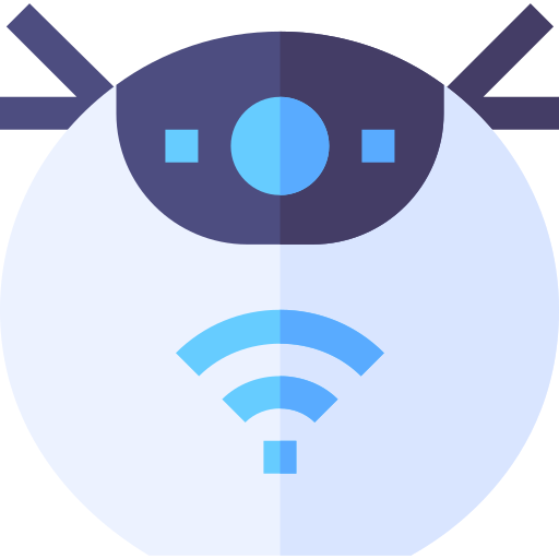 aspiradora robot icono gratis