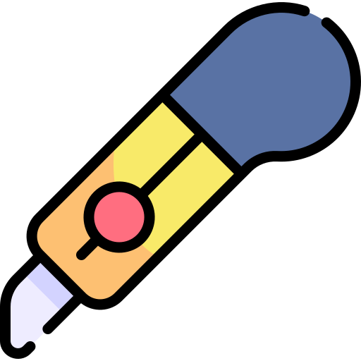 cortador icono gratis