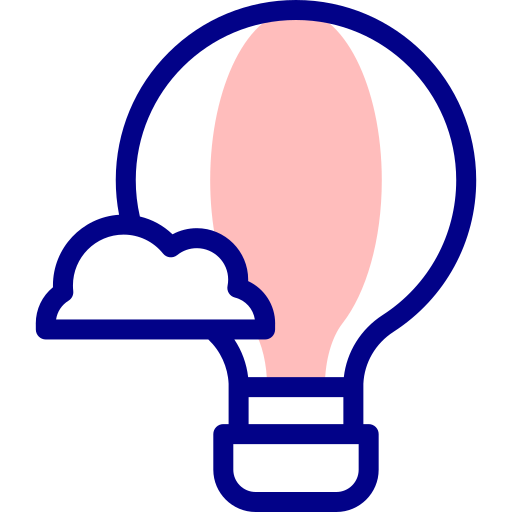 Воздушный шар бесплатно иконка