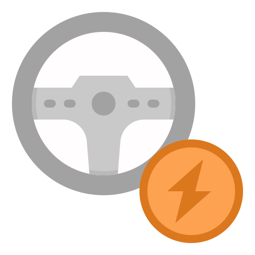 Steering wheel free icon