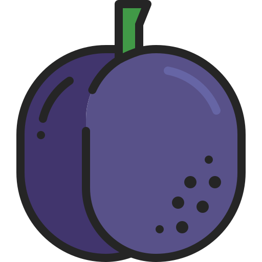 Plum Generic Outline Color icon