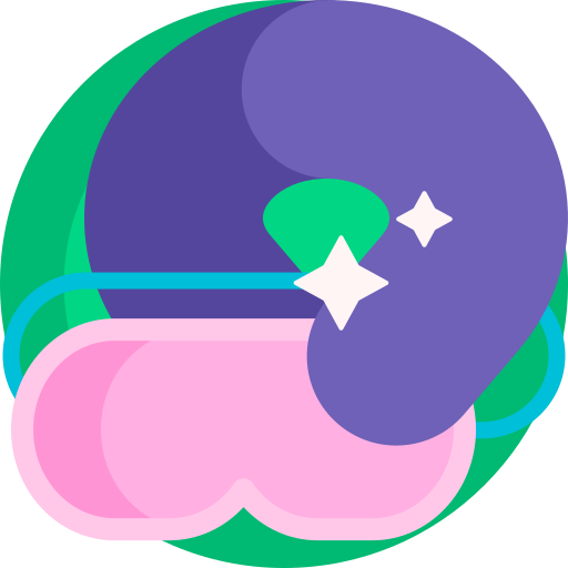 máscara de dormir grátis ícone