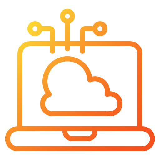 computación en la nube icono gratis