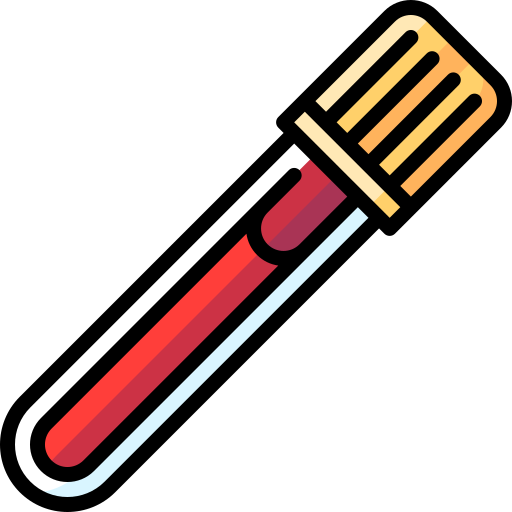 Blood test Special Lineal color icon