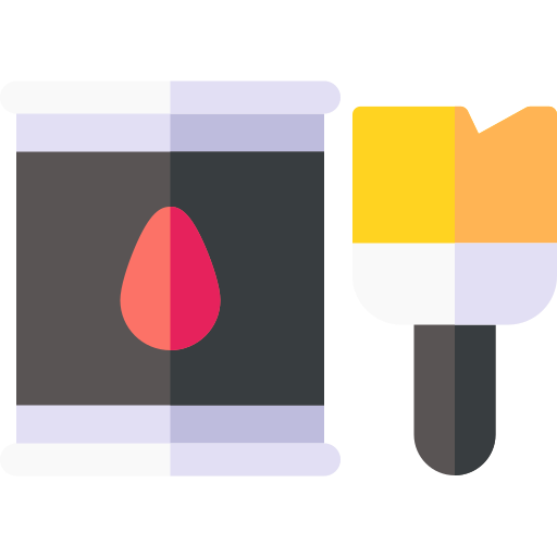 cepillo de pintura icono gratis