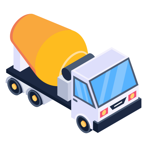 Cement Truck Generic Isometric Icon