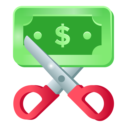 Price cut Generic Flat Gradient icon