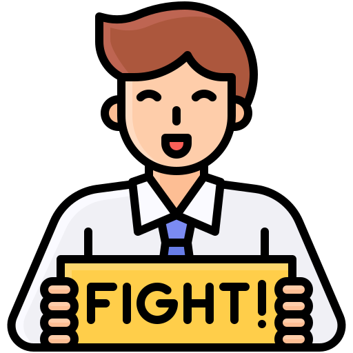 pelear icono gratis