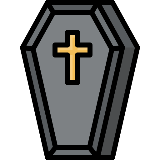 Coffin Generic Outline Color icon