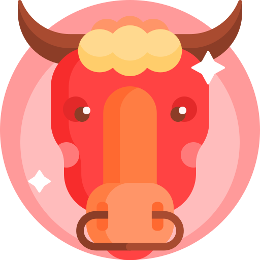 Year of the ox Detailed Flat Circular Flat icon