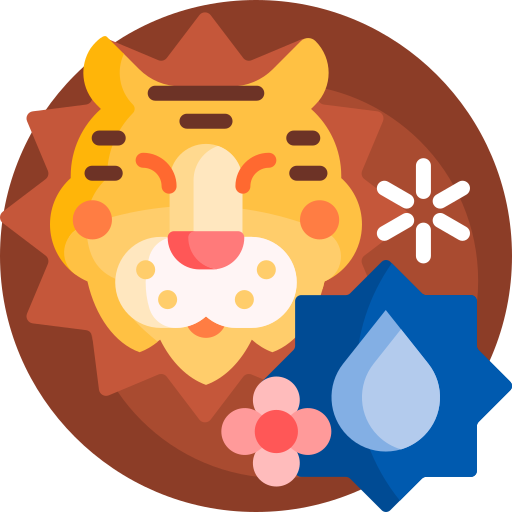 tigre de agua icono gratis