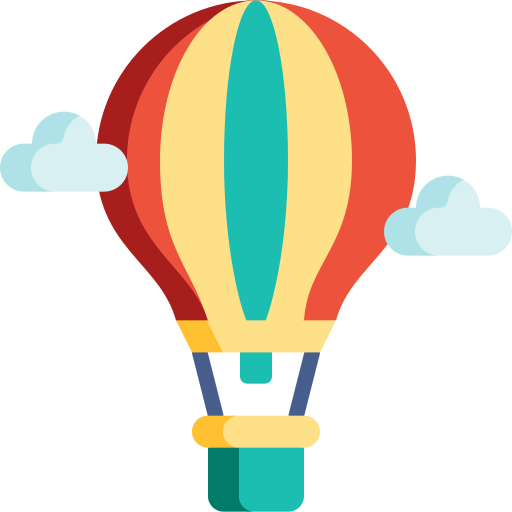 Hot air balloon Special Flat icon