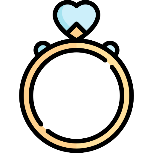 Diamond ring Special Lineal color icon