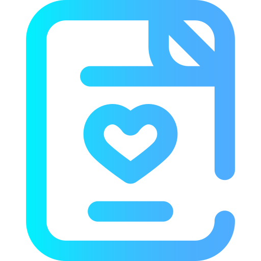 carta de amor icono gratis