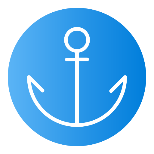 Anchor Generic Flat Gradient icon