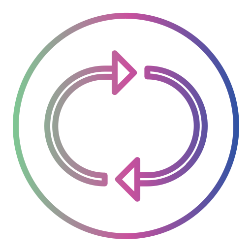 Loop Generic Gradient icon