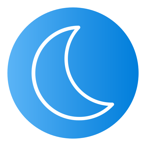 modo nocturno icono gratis