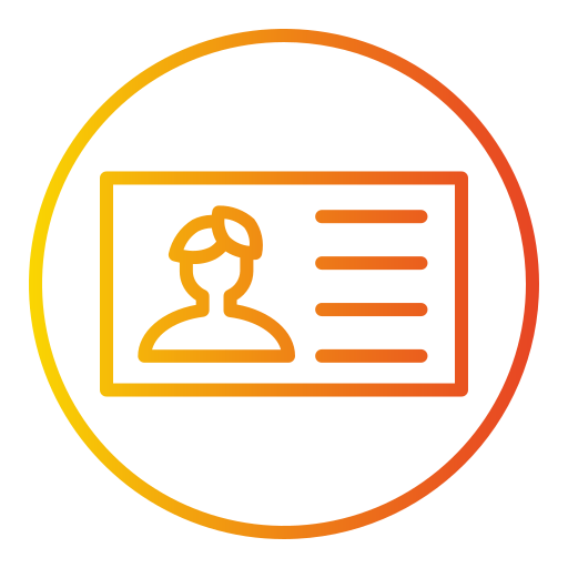 tarjeta de identificación icono gratis
