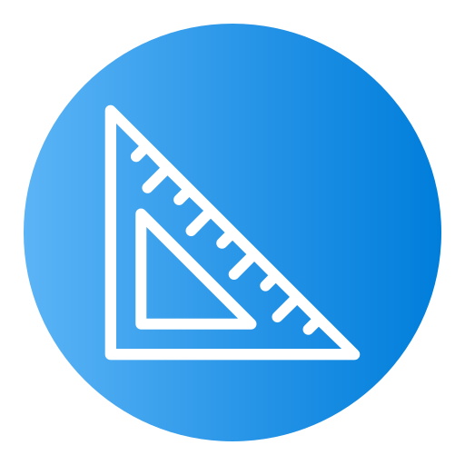 Ruler Generic Flat Gradient Icon