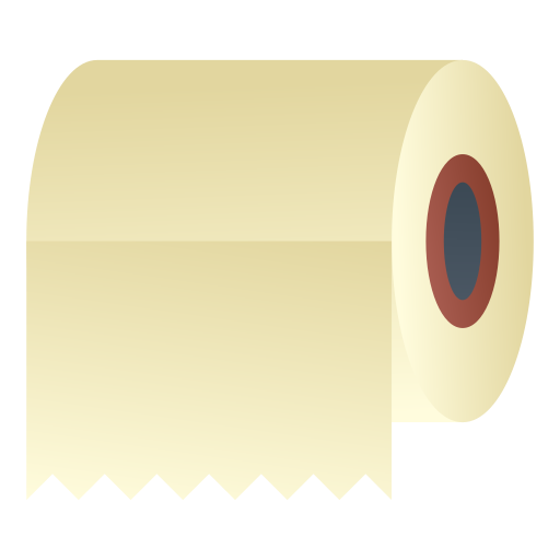 Tissue Roll Generic Flat Gradient Icon