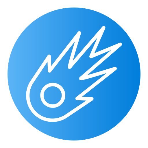 meteorito icono gratis