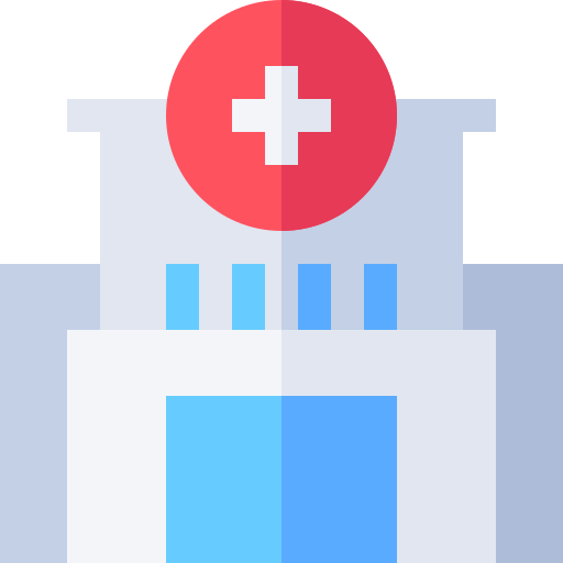 Hospital Basic Straight Flat icon